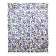 Clayre &amp; Eef   | Plaid Wit Blauw 130x170 cm | KT060.147