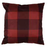 Clayre &amp; Eef   | Kussenhoes Rood Bruin 45x45 cm | TX22