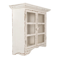 Clayre &amp; Eef   | Wandkast Wit 56x23x69 cm | 5H0662