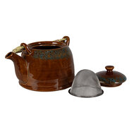 Clayre &amp; Eef   | Theepot Bruin &oslash; 14x12 cm / 750 ml | 6CETE0137