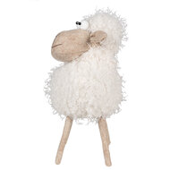 Clayre &amp; Eef   | Decoratie Schaap Wit 16x16x30 cm | 65274