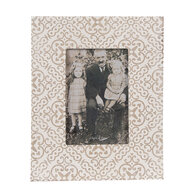 Clayre &amp; Eef   | Fotolijst Wit Beige 19x1x24 cm / 10x15 cm | 2F1097