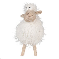 Clayre &amp; Eef   | Decoratie Schaap Wit 12x12x25 cm | 65273