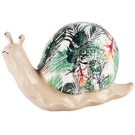 Dekoratief | Slak &#039;Modern Art Tropical&#039;, resina, 20x8x12cm | A240758