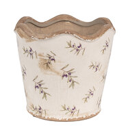 Clayre &amp; Eef   | Bloempot Binnen Beige &oslash; 16x15 cm | 6CE1672M