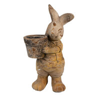 Clayre &amp; Eef   | Bloempot Binnen Bruin 23x18x41 cm | 6MG0035