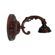 Clayre &amp; Eef   | Wandlamp Tiffany Bruin 15x23x15 cm E27/max 1x40W | 5LL-8829