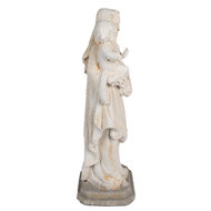 Clayre &amp; Eef   | Kerstdecoratie Beeld Maria Beige 22x17x55 cm | 5MG0042