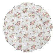 Clayre &amp; Eef   | Servies Dinerbord Roze &oslash; 27x2 cm | SWRFP