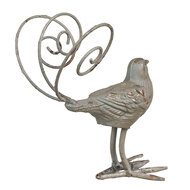 Clayre &amp; Eef   | Decoratie beeld Vogel Groen 17x10x20 cm | 6Y5589