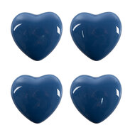 Clayre &amp; Eef   | Deurknop set van 4 Blauw &oslash; 4x3/6 cm | 65294