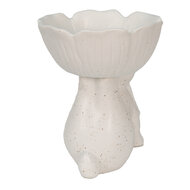 Clayre &amp; Eef   | Decoratie Konijn Wit 15x11x14 cm | 6CE1429