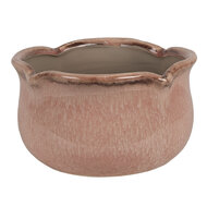 Clayre &amp; Eef   | Bloempot Binnen Roze &oslash; 15x9 cm | 6CE1717P