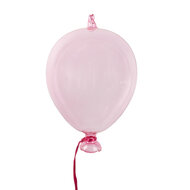 Clayre &amp; Eef   | Decoratie hanger ballon Roze &oslash; 10x17 cm | 6GL4439