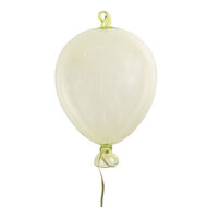 Clayre &amp; Eef   | Decoratie hanger ballon Groen &oslash; 10x17 cm | 6GL4441