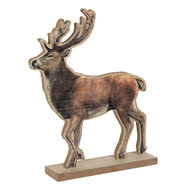 Clayre &amp; Eef   | Decoratie Rendier Bruin 22x5x26 cm | 6H1899