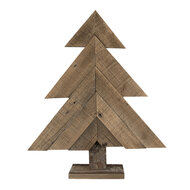 Clayre &amp; Eef   | Decoratie Kerstboom Bruin 48x10x56 cm | 6H2092