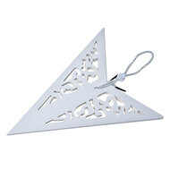 Clayre &amp; Eef   | Kerstdecoratie Ster Wit 45x15x45 cm | 6PA0510M