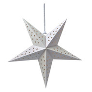 Clayre &amp; Eef   | Kerstdecoratie Ster Wit 45x15x45 cm | 6PA0512MW