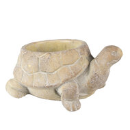 Clayre &amp; Eef   | Bloempot schildpad Binnen Beige 22x16x10 cm | 6TE0458