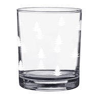 Clayre &amp; Eef   | Waterglas Transparant Wit &oslash; 7x9 cm / 230 ml | BWXGL0001