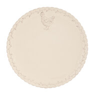 Clayre &amp; Eef   | Servies Dinerbord Beige &oslash; 26x2 cm | CHRFP