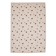 Clayre &amp; Eef   | Theedoek Beige Zwart 50x70 cm | FAF42-2