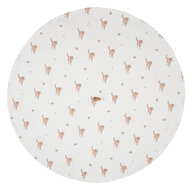 Clayre &amp; Eef   | Theedoek Beige Bruin &oslash; 80 cm | KCS48