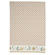 Clayre &amp; Eef   | Theedoek Beige, Geel 50x70 cm | LEL42