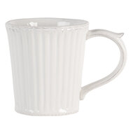 Clayre &amp; Eef   | Servies Mok Wit 13x9x10 cm / 250 ml | PLMU