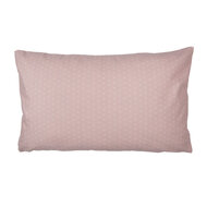 Clayre &amp; Eef   | Kussenhoes Roze Wit 30x50 cm | SWC36-2