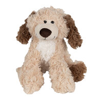 Clayre &amp; Eef   | Decoratie Knuffel Hond Beige Bruin 18x18x21 cm | TW0590S