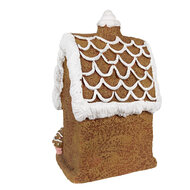 Clayre &amp; Eef   | Decoratie Huis met LED Bruin 22x18x39 cm | 6MG0054