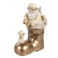 Clayre &amp; Eef   | Decoratie Kerstman in laars 12x7x16 cm | 6PR4167