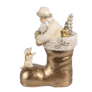 Clayre &amp; Eef   | Decoratie Kerstman in laars 12x7x16 cm | 6PR4167