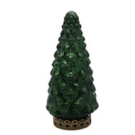 Clayre &amp; Eef   | Kerstdecoratie Kerstboom met LED Groen &oslash; 8x16 cm | 6GL4575