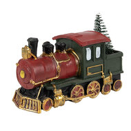 Clayre &amp; Eef   | Kerstdecoratie Locomotief Rood 11x5x7 cm | 6PR4335