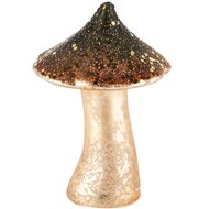 Dekoratief | Paddenstoel &#039;Glitter Spickle&#039;, glas, 10x10x15cm | A245574