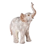 Dekoratief | Deco olifant &#039;Selly&#039;, naturel, resina, 19x8x26cm | A245933