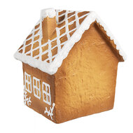 Clayre &amp; Eef   | Decoratie Huisje Bruin 14x12x15 cm | 6CE1806