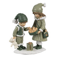 Clayre &amp; Eef   | Decoratie Kinderen Groen 10x5x13 cm | 6PR4189