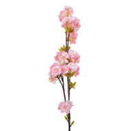 Clayre &amp; Eef   | Decoratie tak met bloemen Roze 10x8x92 cm | 5PL0094