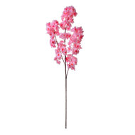 Clayre &amp; Eef   | Decoratie tak met bloemen Roze 20x10x106 cm | 5PL0076