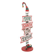 Clayre &amp; Eef   | Kerstdecoratie Rood Wit 50x27x106 cm | 5Y1252