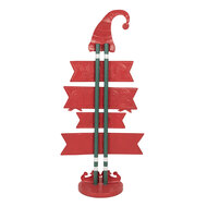 Clayre &amp; Eef   | Kerstdecoratie Rood Wit 50x27x106 cm | 5Y1252