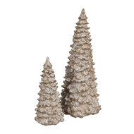 Clayre &amp; Eef   | Decoratie boom Wit &oslash; 13x30 cm | 6PR4288