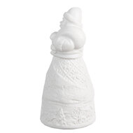 Clayre &amp; Eef   | Kerstdecoratie Beeld Kerstman met LED Wit &oslash; 5x11 cm | 6CE1749