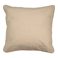 Clayre &amp; Eef   | Kussenhoes Beige Wit 45x45 cm | KT021.366