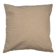 Clayre &amp; Eef   | Kussenhoes Beige Wit 45x45 cm | KT021.367