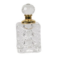 Clayre &amp; Eef   | Parfum Flesje Transparant 3x3x7 cm | 6GL5017